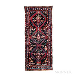 Armenian Karabagh Rug, southern Caucasus, dated 1911, 8 ft. 9 in. x 3 ft. 9 in.