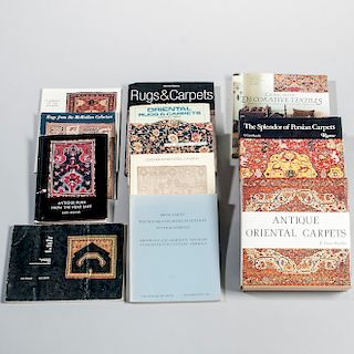 Twelve Oriental Rug Books, including Antique Rugs From The Near East by Bode/Kuhnel, and Rugs from the McMullen Colle...