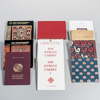Twelve Oriental Rug Books, including Turkoman Studies I, and both volumes of Alte Orientteppiche.