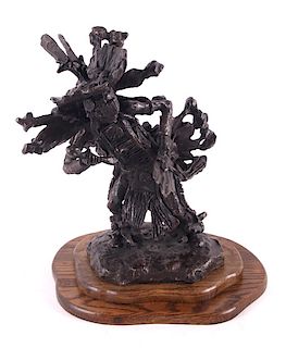 Blackfoot Dancer Gary Schildt Bronze Sculpture