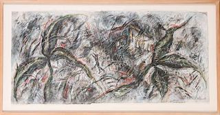 Paul Oberst (20th Century) Untitled, 1984, Pastel, pencil, oil on paper,