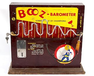 1950's Booz-Barometer 5 Cent Machine