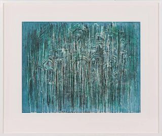 Diana Al Hadid (b. 1981) Untitled, 2014, Color etching,