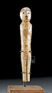 Rare Prehistoric Alaskan Thule Miniature Bone Idol