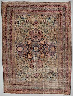 Antique Lavar Kerman Rug, Persia: 13'4'' x 18'0''