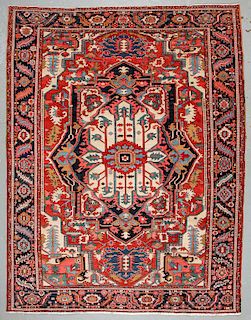 Antique Serapi Rug, Persia: 9'9'' x 12'10''