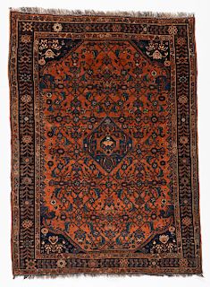 Antique Shiraz Rug, Persia: 4'0'' x 5'6''