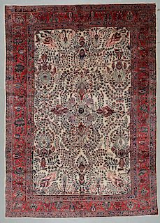Antique Sarouk Rug, Persia: 8'8'' x 12'1''
