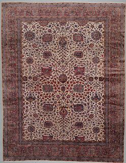 Semi-Antique Indo Persian Rug, India: 9'8'' x 12'4''