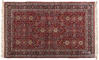 Semi-antique Kashan carpet