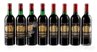 Eight bottles of Chateau Palmer
