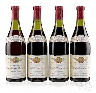 Four bottles of 1980 Chambolle Musigny