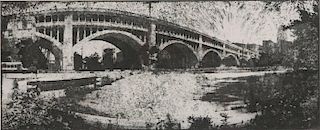 Vaughn Wascovich (b. 1958) Detroit-Superior Bridge, Photo-intaglio,