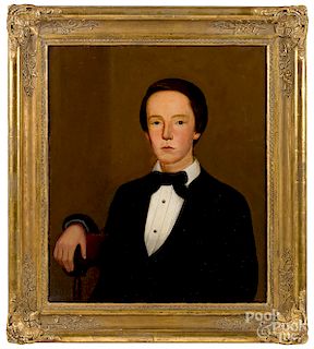Attr. William Kennedy (American 1817-1871) portrait