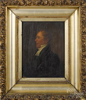 Attr. Jacob Eichholtz (American 1776-1842) portrait