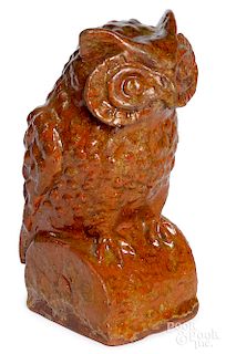 Pennsylvania redware owl