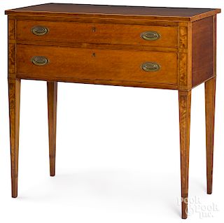 New England Federal cherry serving table