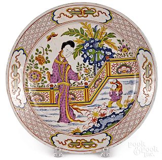 Delft polychrome charger