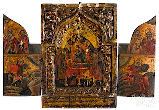 Byzantine triptych
