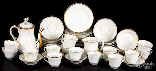 White ironstone tea and luncheon service