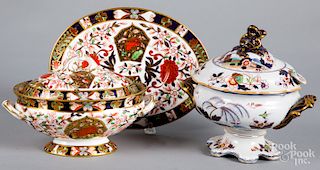 Royal Crown Derby sauce tureen and undertray, etc
