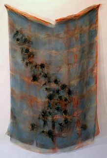 Rebecca Cross (b. 1962) Untitled, Dyes on silk.
