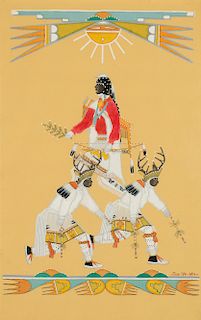 Romando Vigil (Tse Ye Mu), (Deer Dancers)
