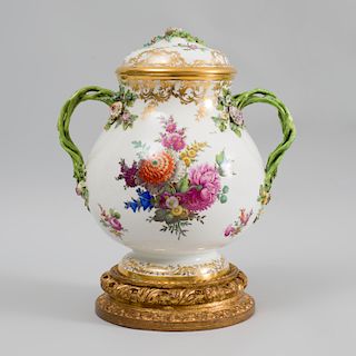 Vienna Porcelain Vase and Cover 