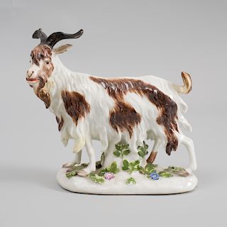 Meissen Porcelain Model of a Nanny Goat