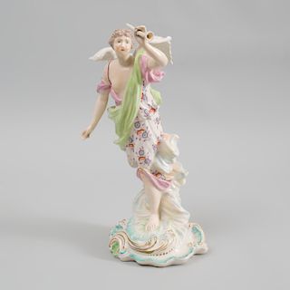 Derby Porcelain Figure of Fame