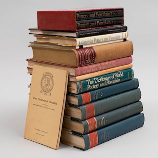 Group of Thirteen Continental Porcelain Books