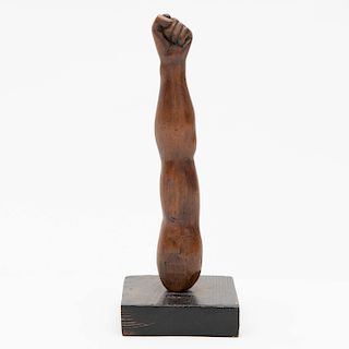 Carved Wood Model of a Fist