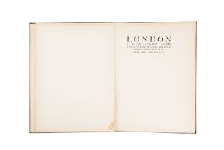 Langdon Coburn, Alvin - Belloc, Hilaire. London. London: Duckworth & Co.; New York: Brentano's, ca. 1909. 17 fotograbados.