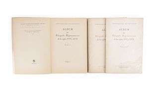 Millares Carlo, Agustín. Álbum de Paleografía Hispanoamericana de los Siglos XVI y XVII. México, 1955. Piezas: 3.