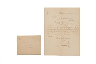 Díaz, Porfirio. Carta manuscrita, dirigida a John Reginald Southworth. México, 14 de Julio de 1903.  1 h. 27.5x20.5cm. Firmada