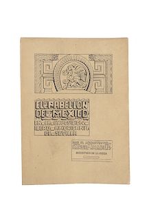 Amabilis, Manuel. El Pabellón de México en la Exposición Ibero - Americana de Sevilla. México, 1929.
