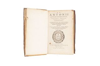 Aristóteles - Rubio de Rueda, Antonio. Commentarii In Octo Libros Aristotelis de Physico... Lugduni, 1611.