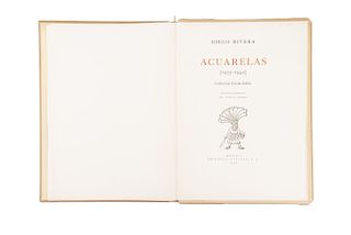 Diego Rivera, Acuarelas (1935 - 1945). México: Editorial Atlante, 1948. 25 láminas. Edición de 1,000 ejemplares.