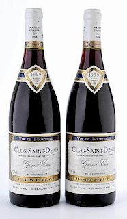 Two Bottles 1999 Champy Clos Saint-Denis Grand Cru