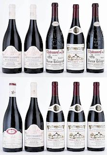Ten Bottles 1999 French Burgundy and Rhône, Châteauneuf-du-Pape