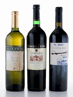 Three Vintage South American Wines, Don Melchor