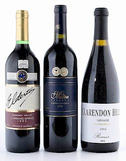 Seven Vintage Australian Red Wines