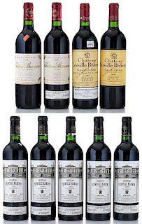 Nine Vintage Bottles Saint-Julien