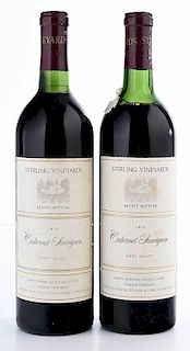 Two Bottles Napa Valley 1979 Sterling Cabernet Sauvignon