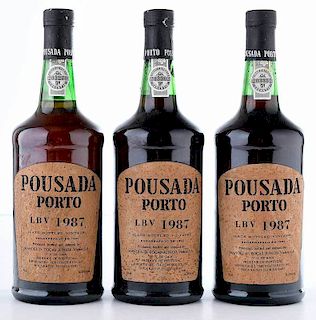 Three Bottles 1987 Poças Júnior Pousada Porto