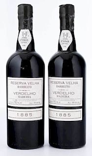 Two Bottles Fine 1885 Barbeito Verdelho Reserva Velha Madeira