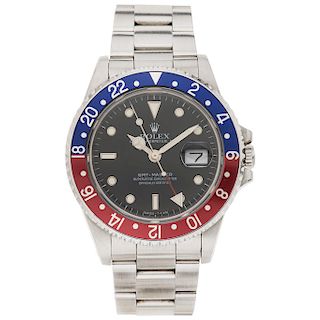 ROLEX OYSTER PERPETUAL GMT-MASTER REF. 16700, CA. 1988 wristwatch.