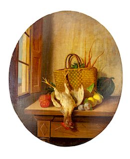 * Leopoldo Dumini, (Italian, 19th Century), Still Life with Fowl