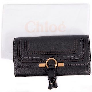 Chloe Marcie Continental Long Flap Leather Wallet
