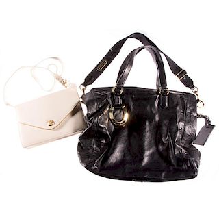 Two Ralph Lauren leather bags, purses
